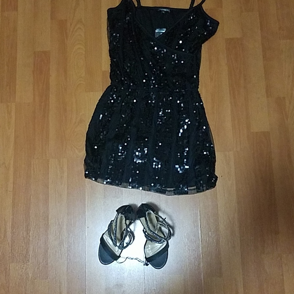 Sequin mini dress